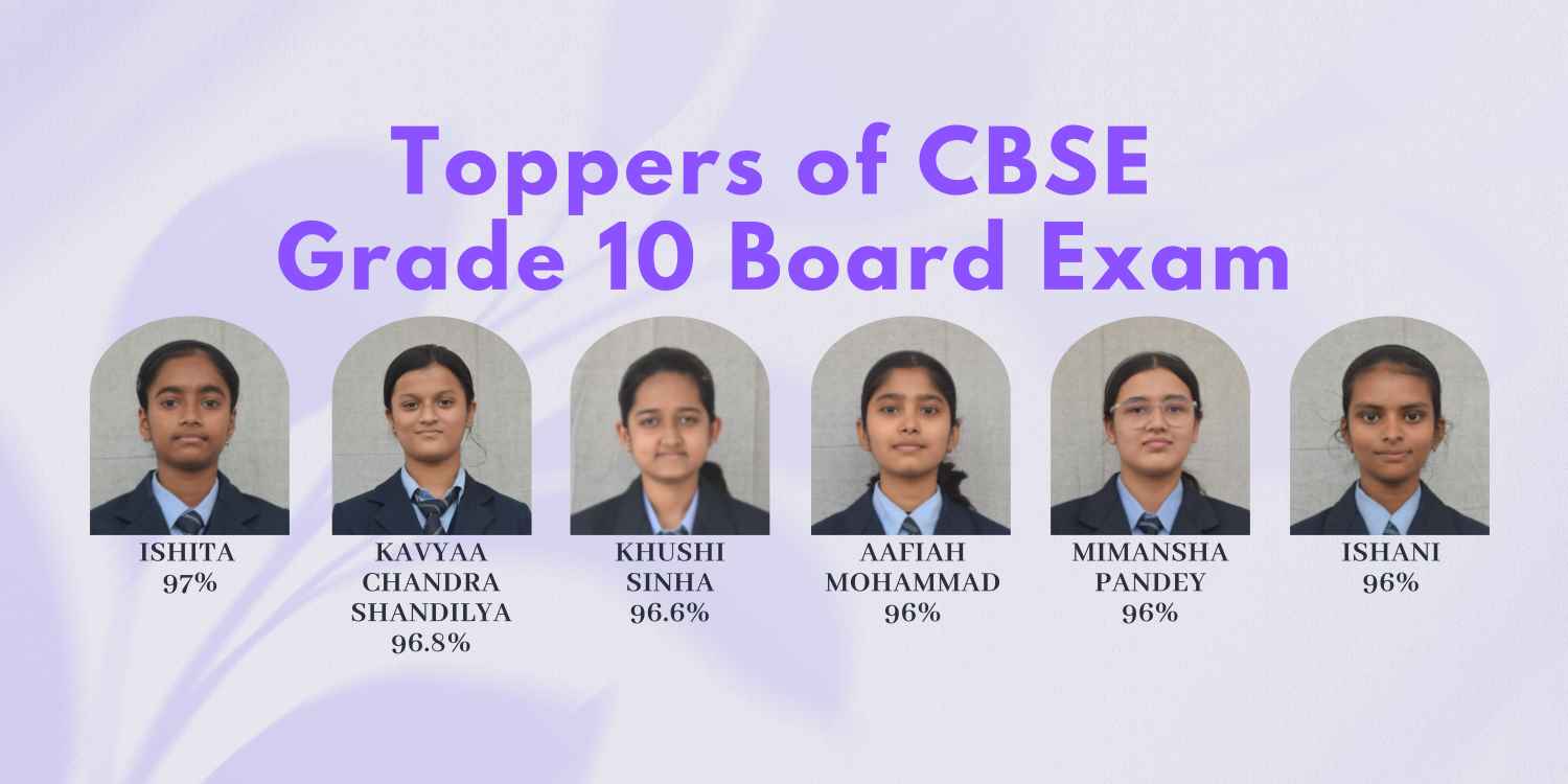 Toppers of CBSE Grade 10 Board Exam